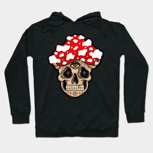 Mushroom skeleton Hoodie